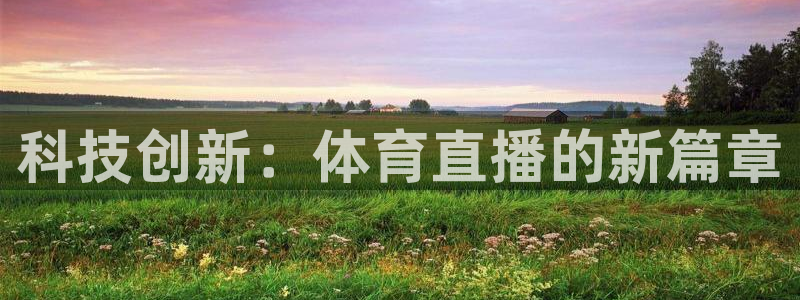 河豚体育在线直播nba：科技创新：体育直播的新篇章